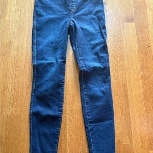SPANX Blue Skinny Jeans Sleek Fit